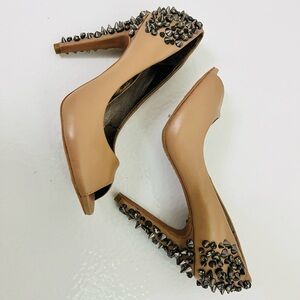Sam Edelman Size 8 (fits like 8 1/2) Nude Studded Pump - Never worn